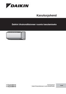 FTXQ-A_Operation manuals_3PET664536-1A_Estonian download
